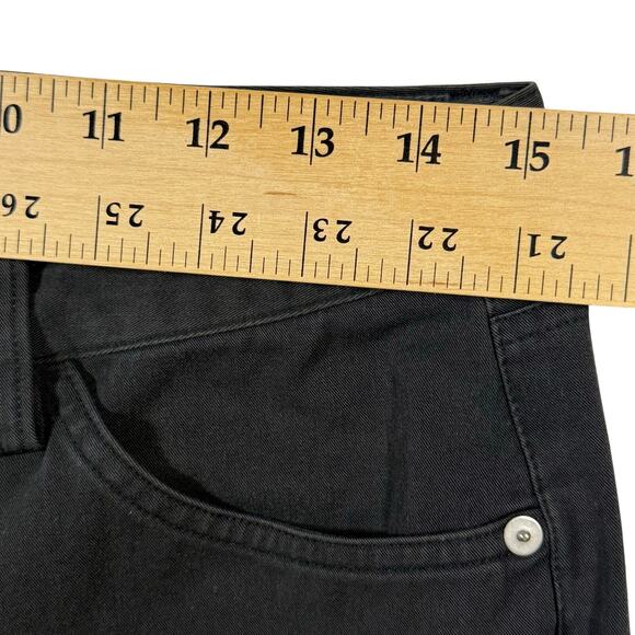 Nike Dri-Fit Golf Pants Women's 8 Black Denim with Stretch - Picture 5 of 8